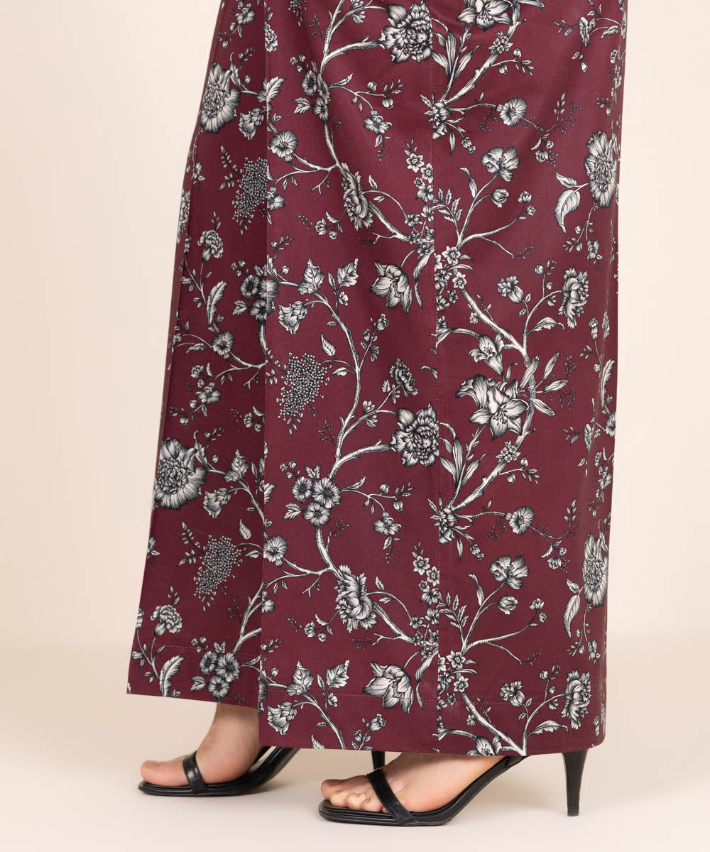 Women's RTW Cotton Viscose Multi Printed Culottes