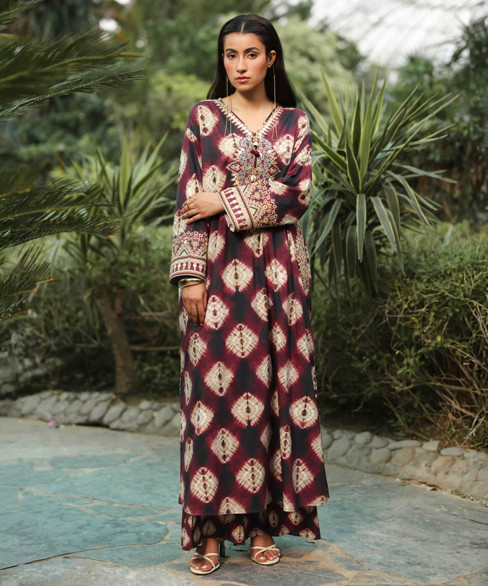 Women's RTW Cotton Viscose Multi Embroidered Boxy Shirt