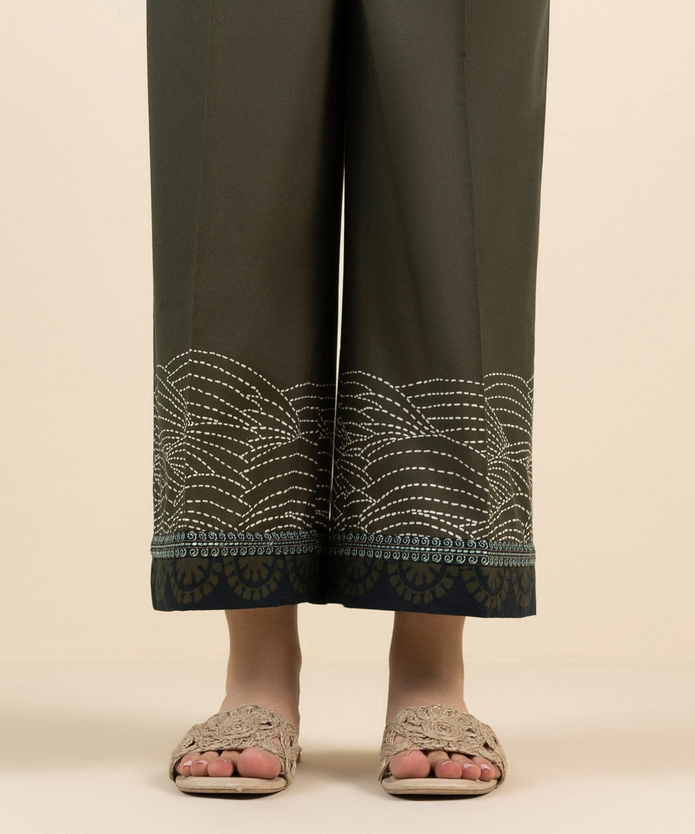 Embroidered Cambric Culottes