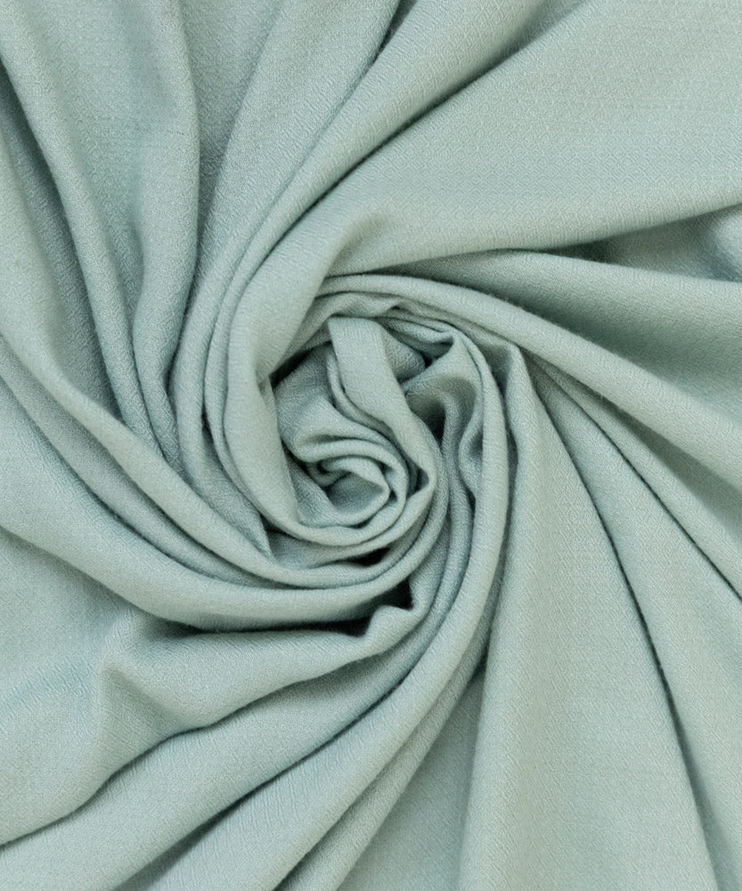 Women's Pret Solid Mint Green Blended Shawl