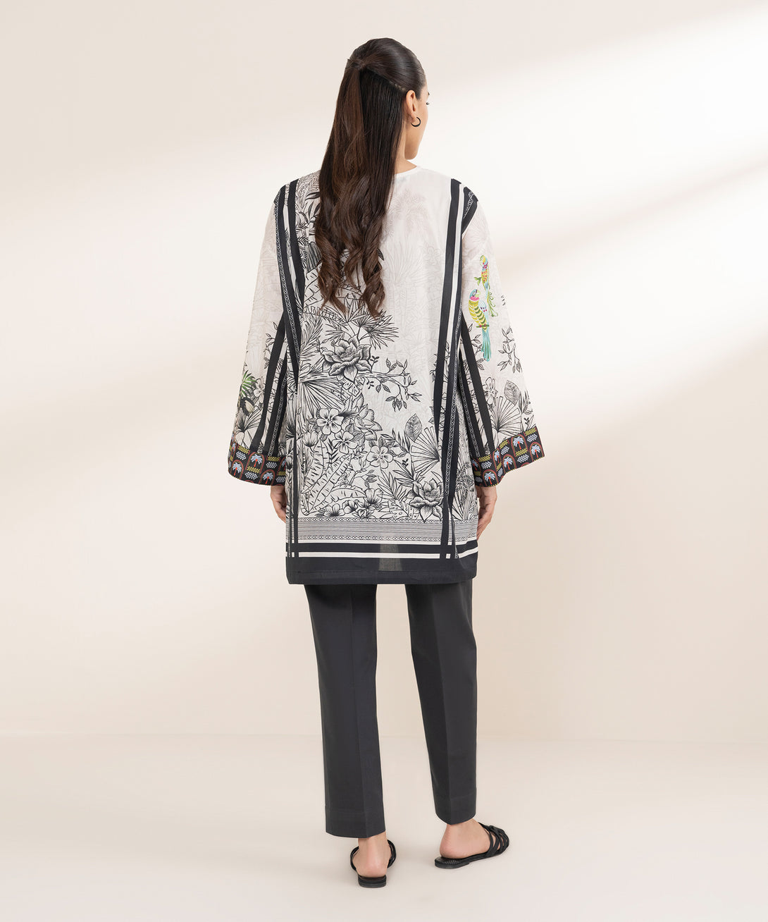 Women's RTW Lawn Multi Printed Boxy Shirt