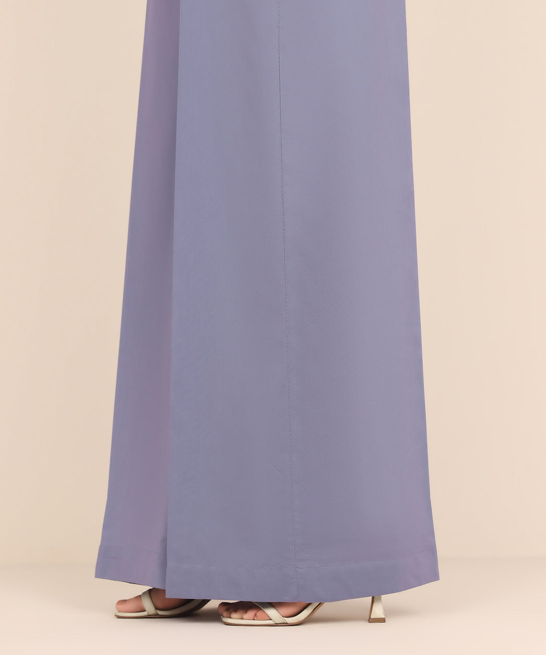 Women's RTW Cambric Blue Dyed Flared Pants