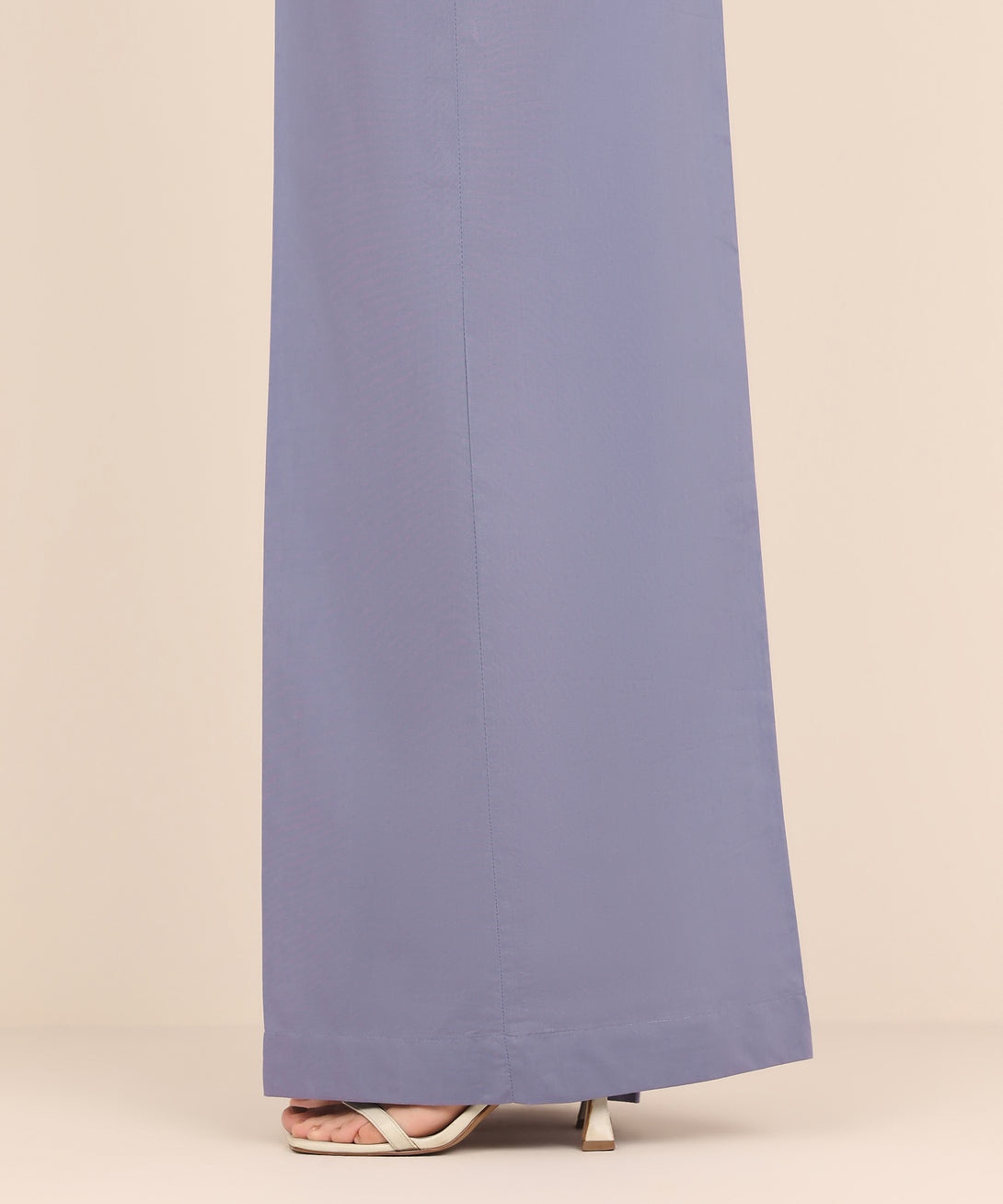 Women's RTW Cambric Blue Dyed Flared Pants