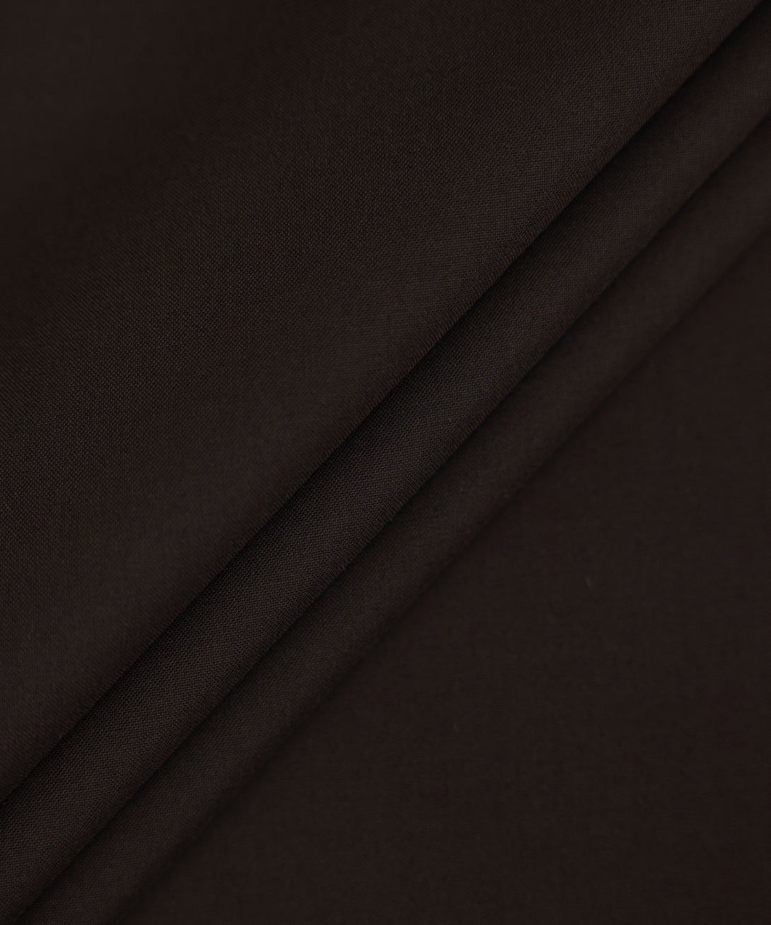 Men Unstitched Blended Brown Full Suit Fabric