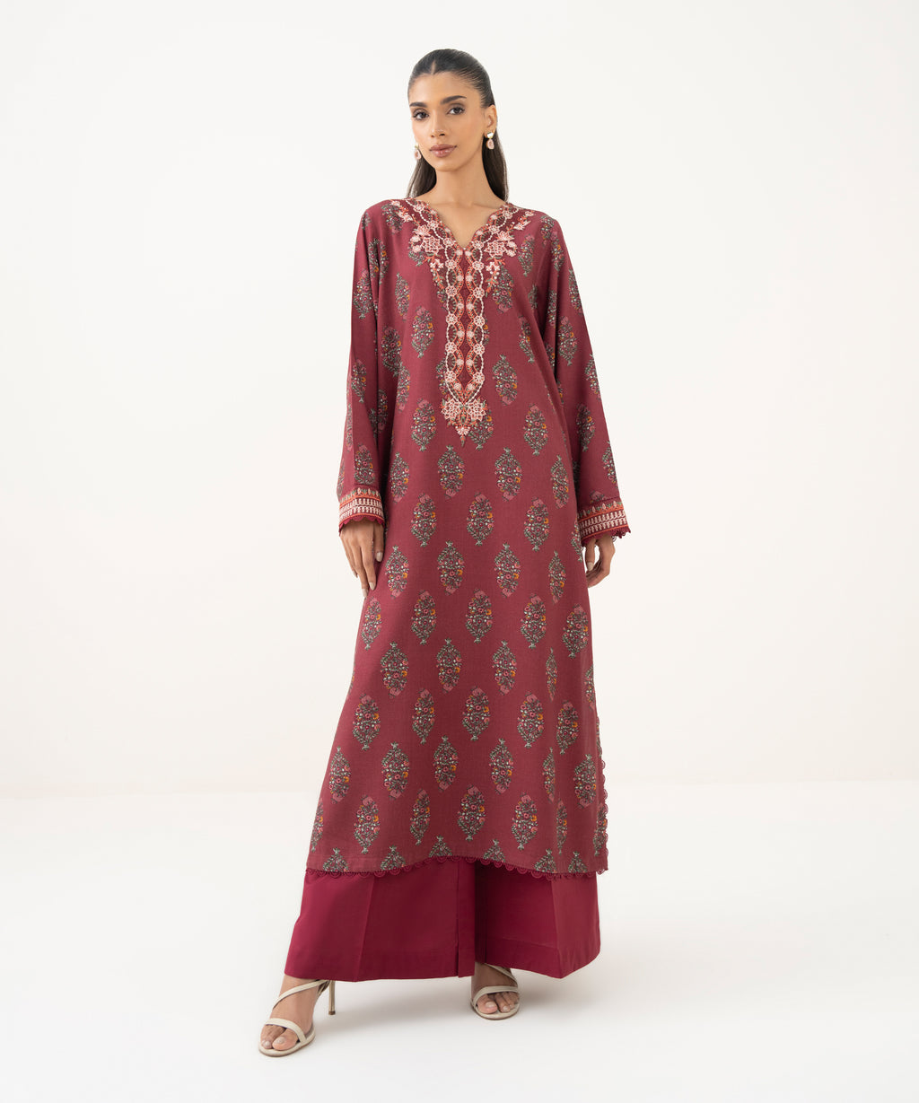 Embroidered Cotton Viscose Shirt
