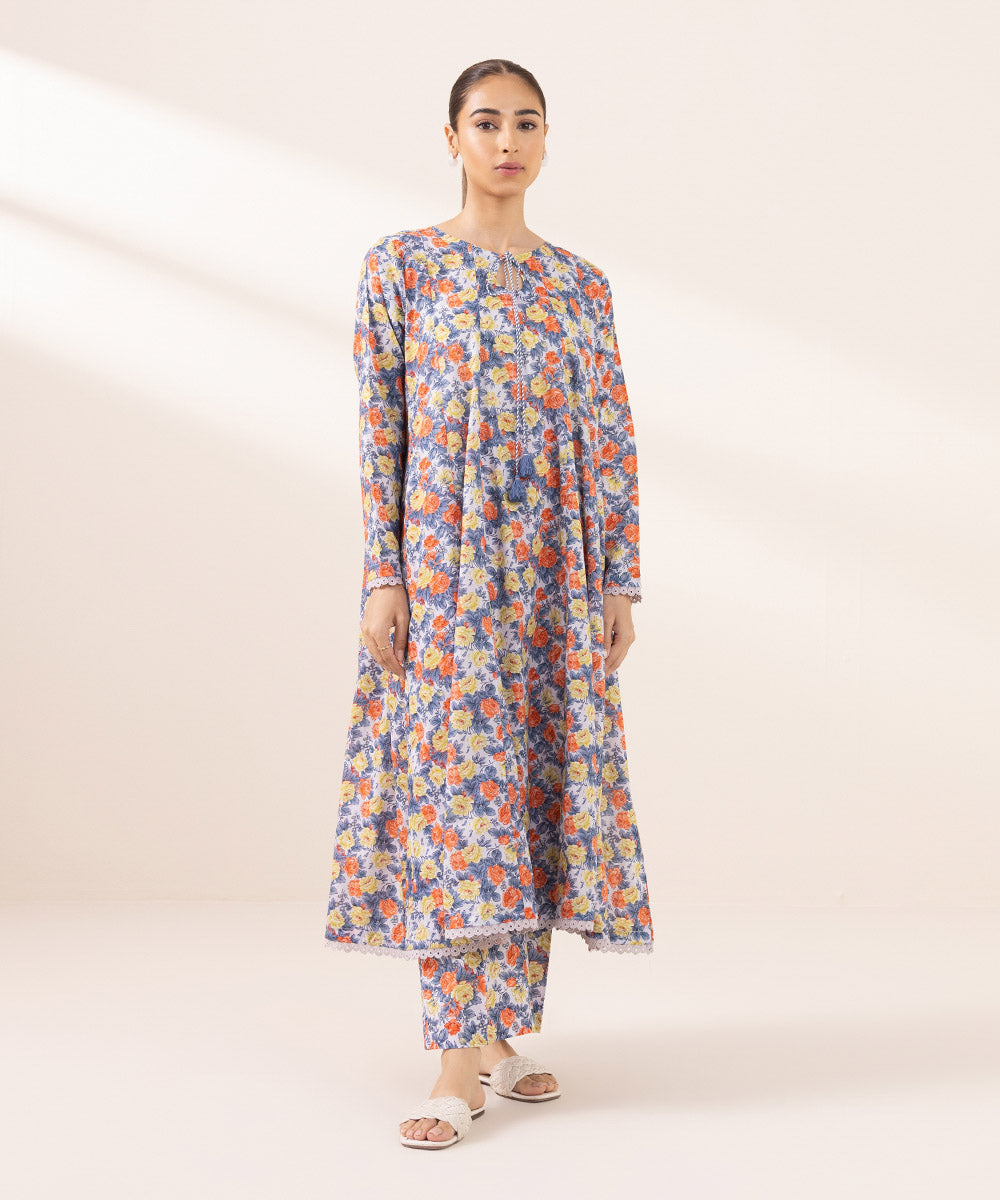 Women's Pret Lawn Printed Multi A-Line Shirt