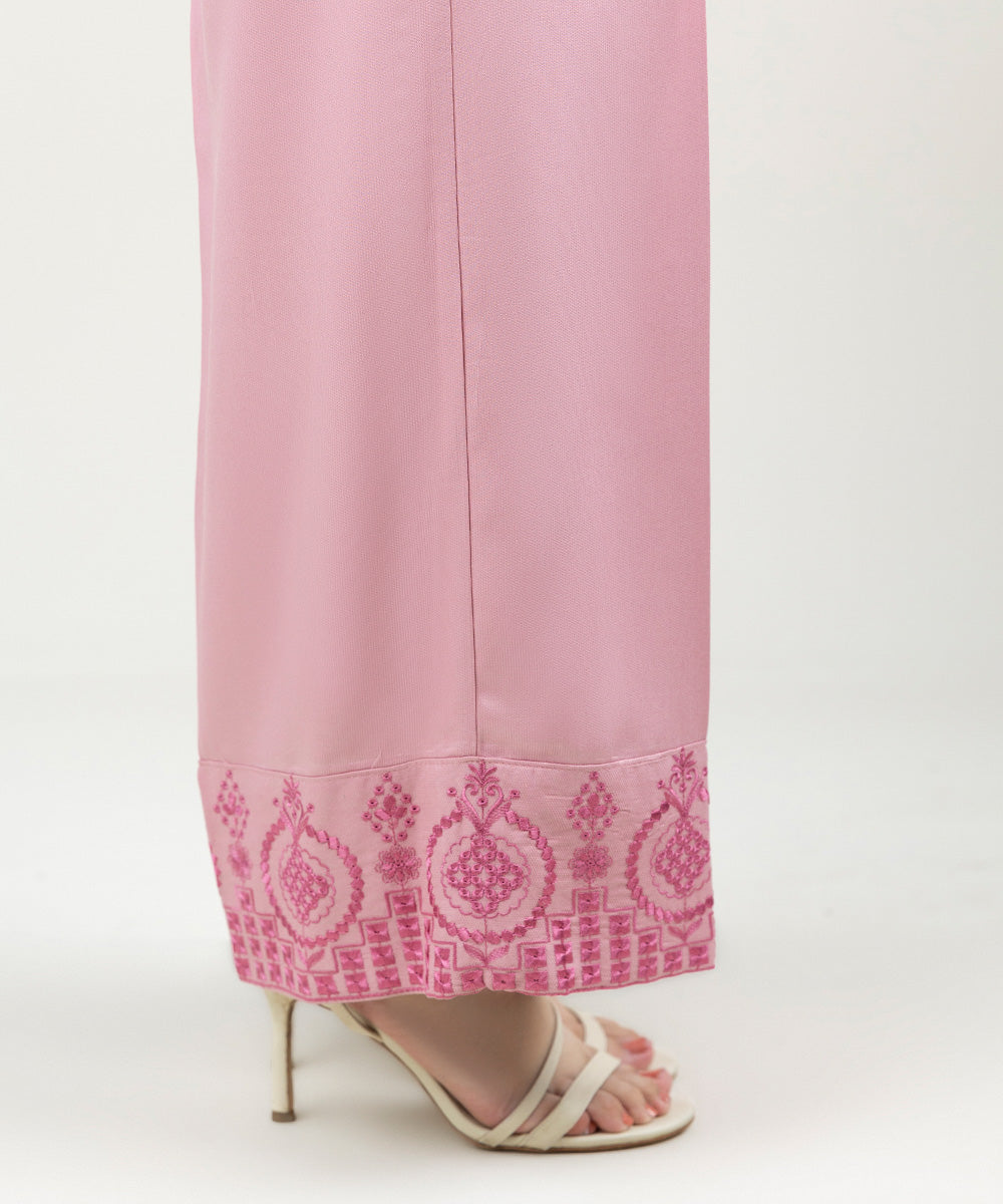 Women's Pret Bedford Embroidered Tea Pink Culottes