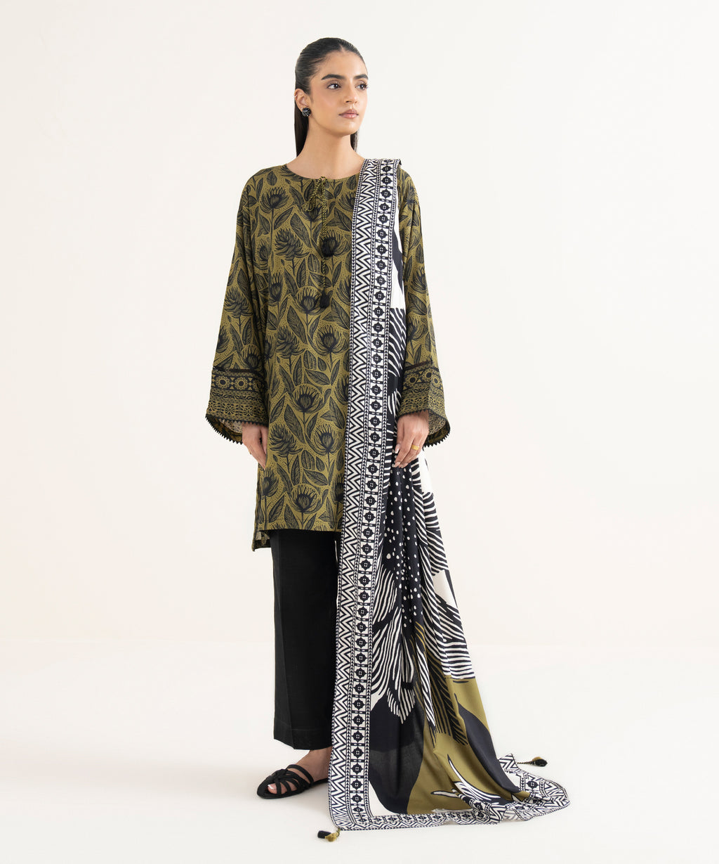 Printed Cotton Viscose Dupatta