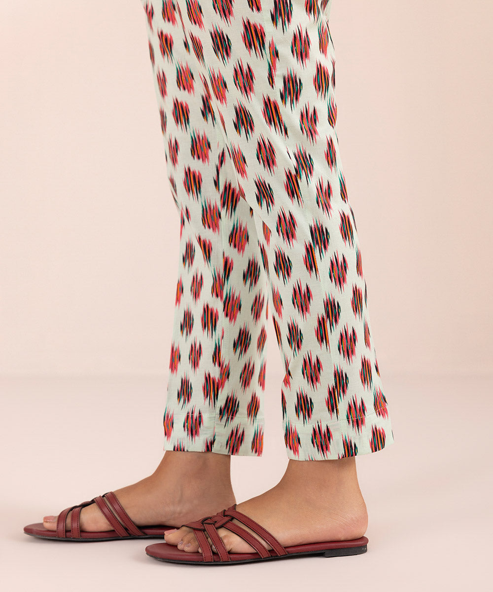 Women's Pret Stretch Lawn Multi Printed Cigarette Pants