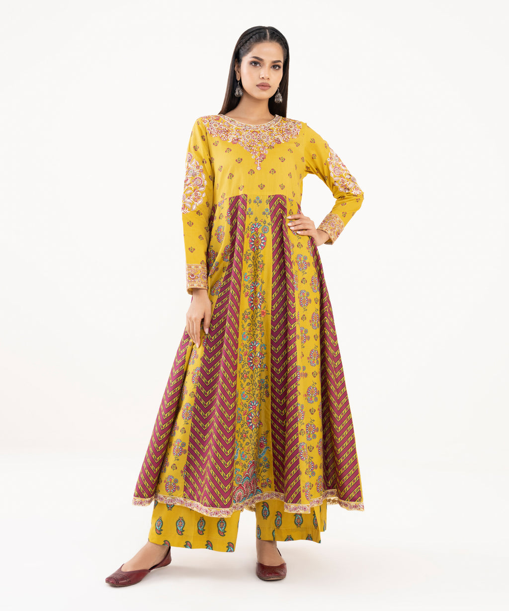 Embroidered Lawn Viscose Pishwas