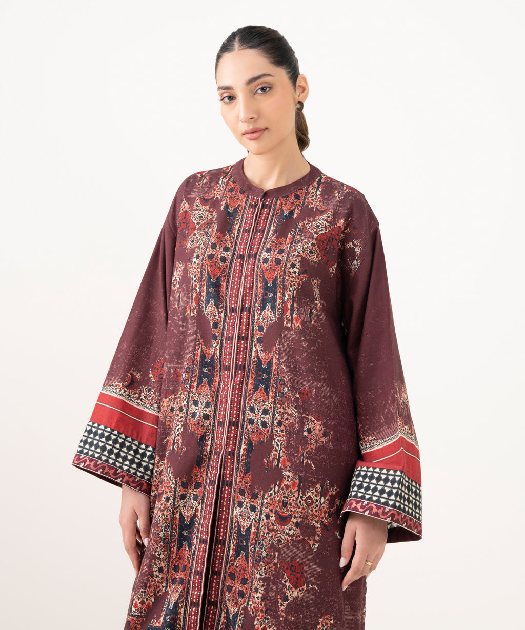 Embroidered Light Khaddar Shirt