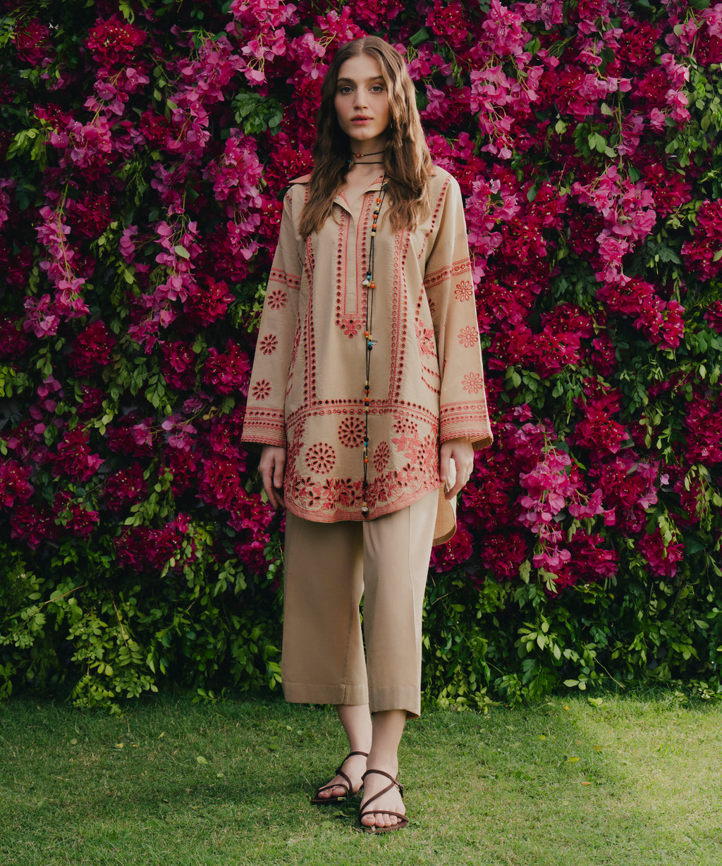 RTW Embroidered Crosshatch Shirt