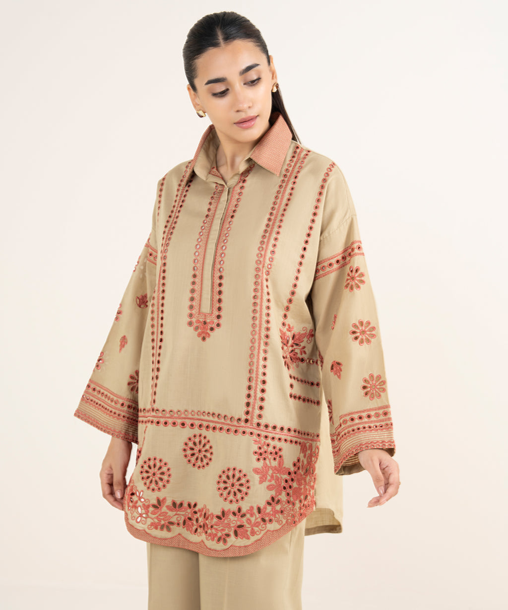 RTW Embroidered Crosshatch Shirt