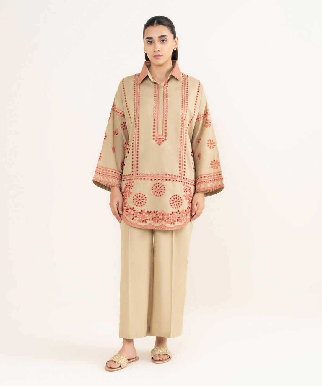 RTW Embroidered Crosshatch Shirt