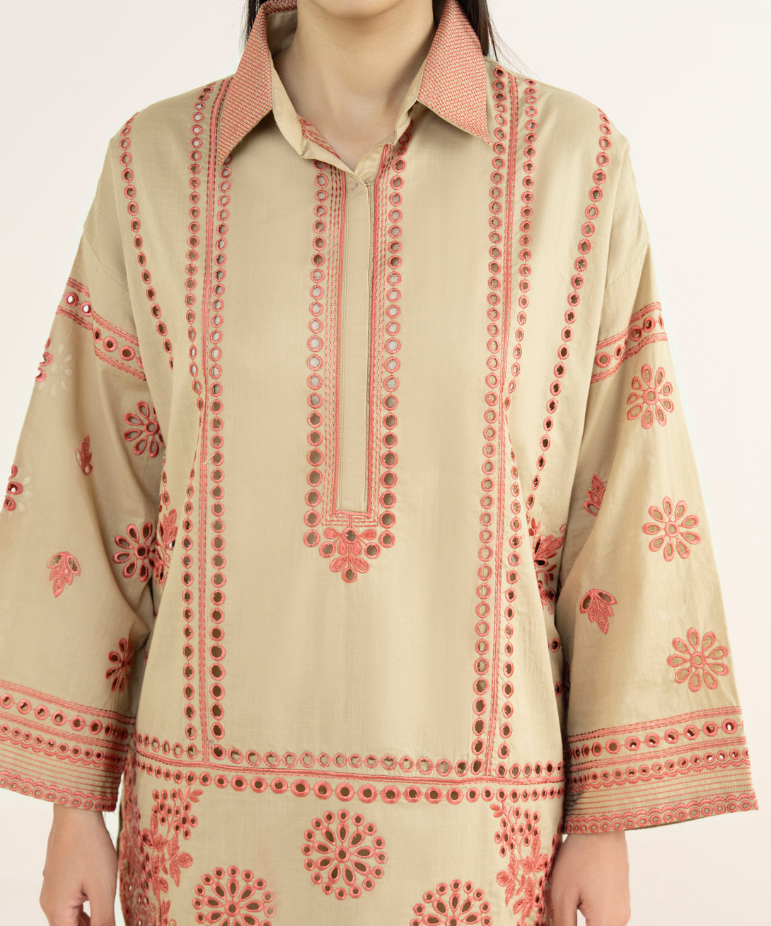 RTW Embroidered Crosshatch Shirt