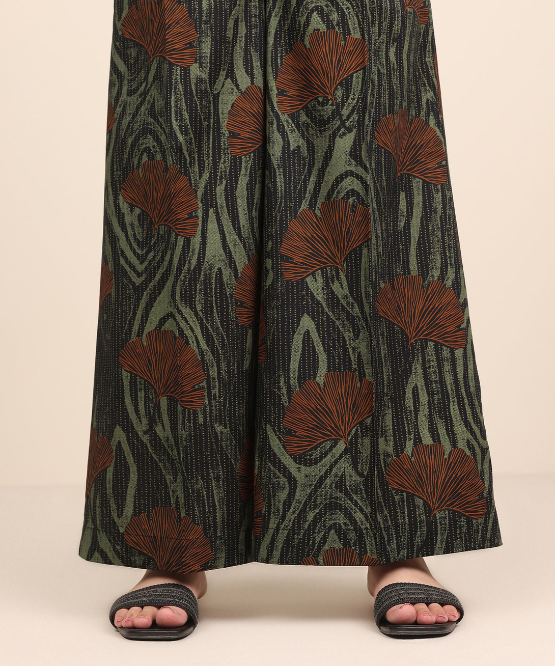 Women's RTW Cambric Multi Printed Flared Pants
