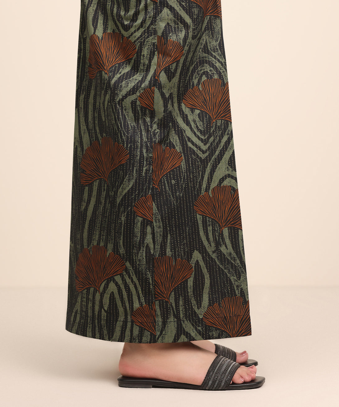 Women's RTW Cambric Multi Printed Flared Pants