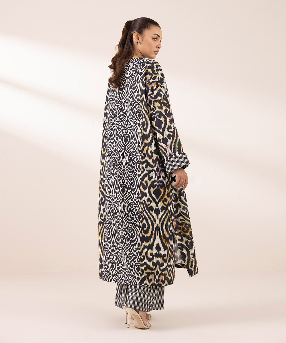 Women's RTW Cross Hatch Multi Printed Boxy Shirt