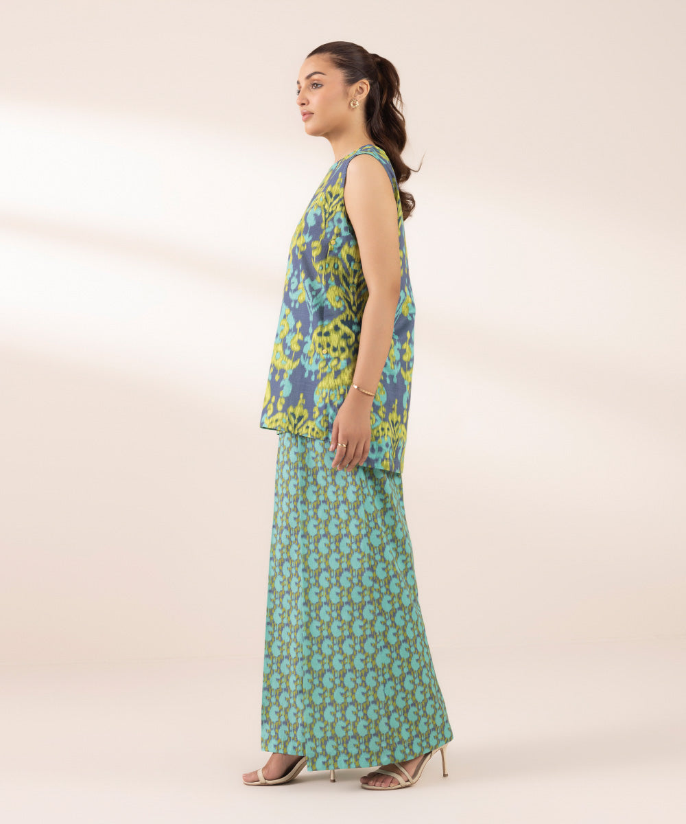 Women's RTW Cross Hatch Multi Printed A-Line Shirt