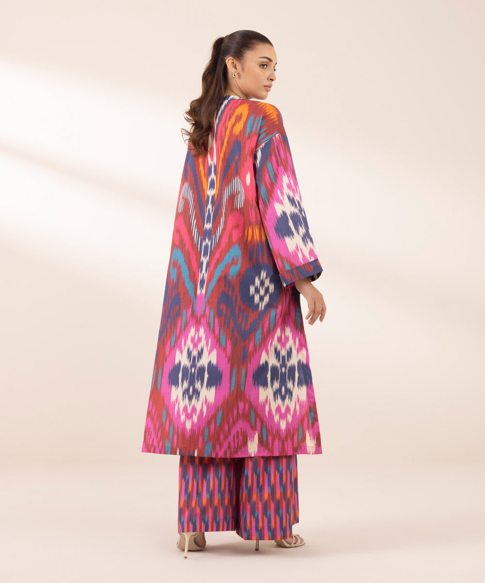 Women's RTW Cross Hatch Multi Printed Boxy Shirt