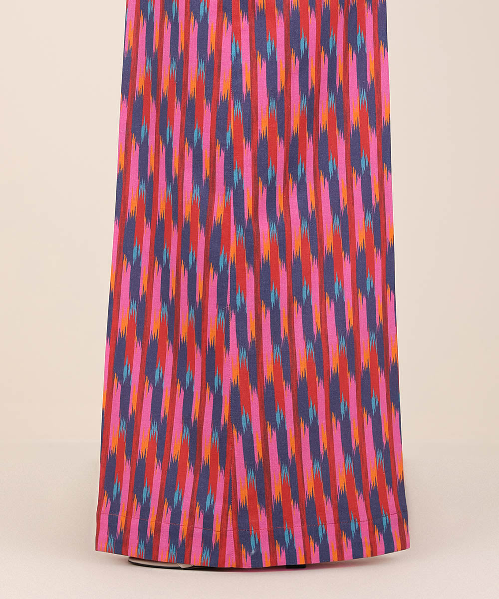 Women's RTW Cambric Multi Printed Flared Pants