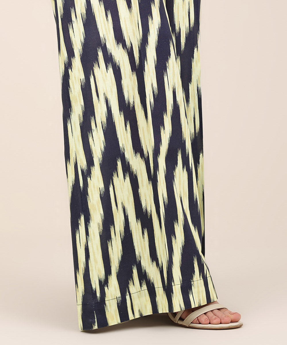 Women's RTW Cambric Multi Printed Flared Pants