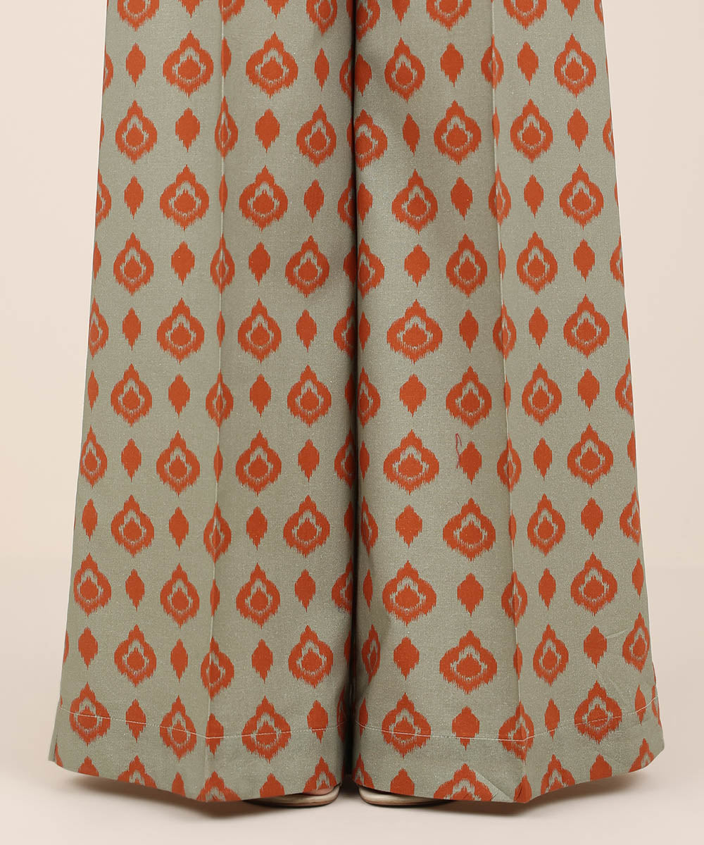 Women's RTW Cambric Multi Printed Flared Pants