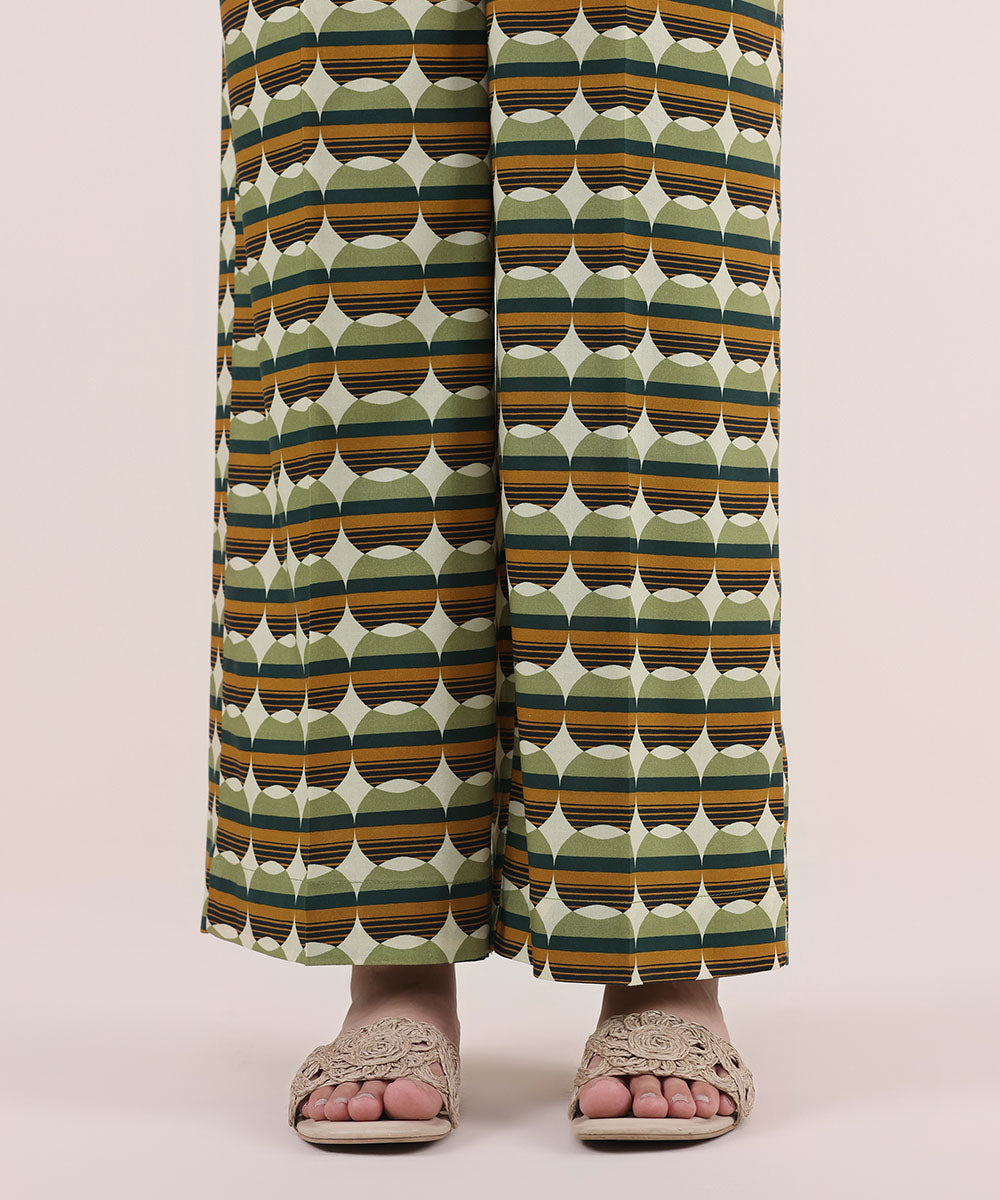 Women's Pret Cotton Multi Printed Culottes