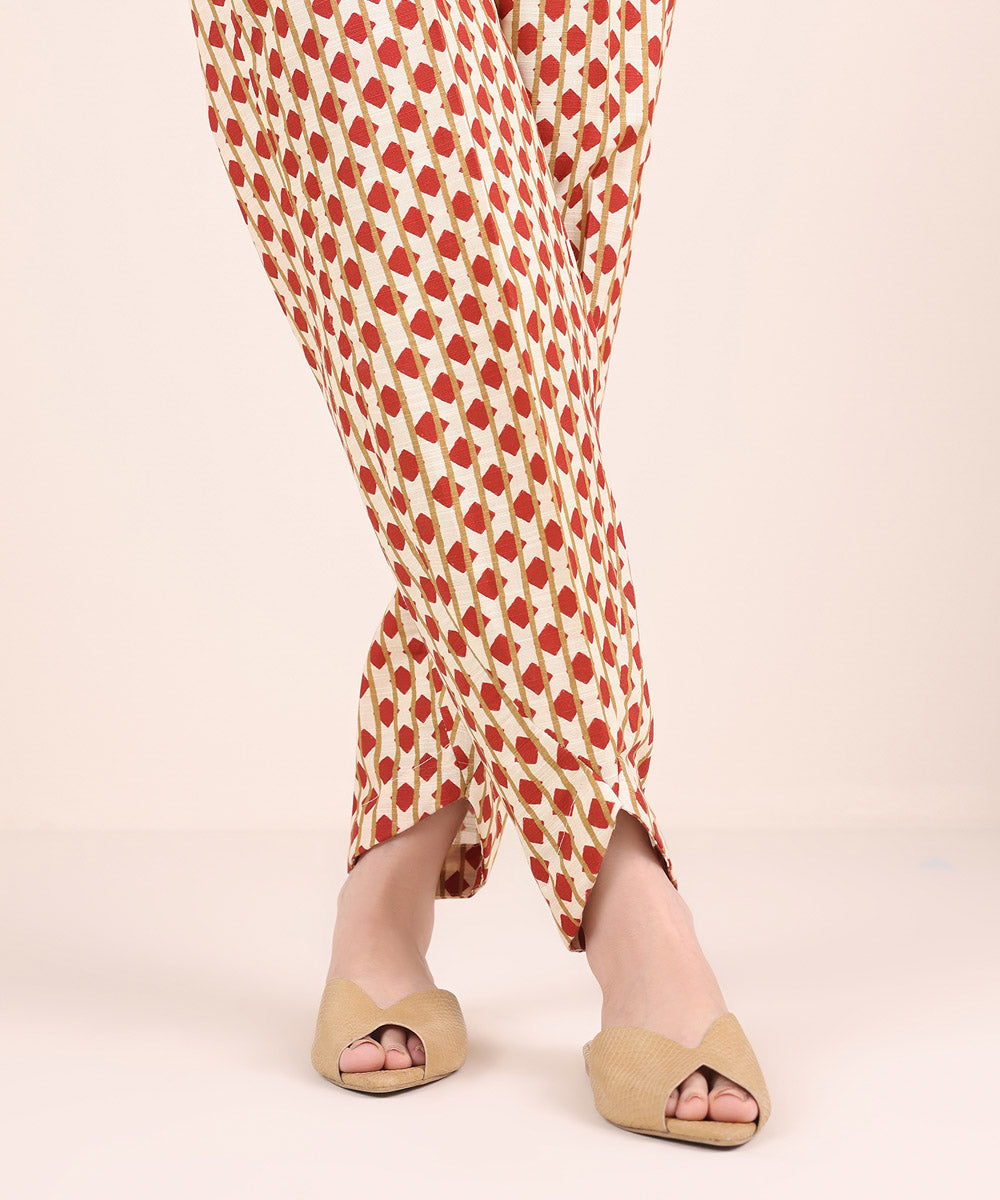 Women's Pret Khaddar Multi Printed Tulip Shalwar