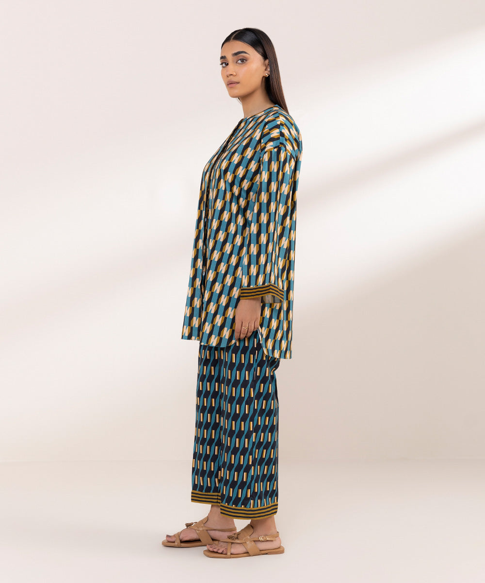 Women's Pret Cotton Embroidered Multi Boxy Shirt