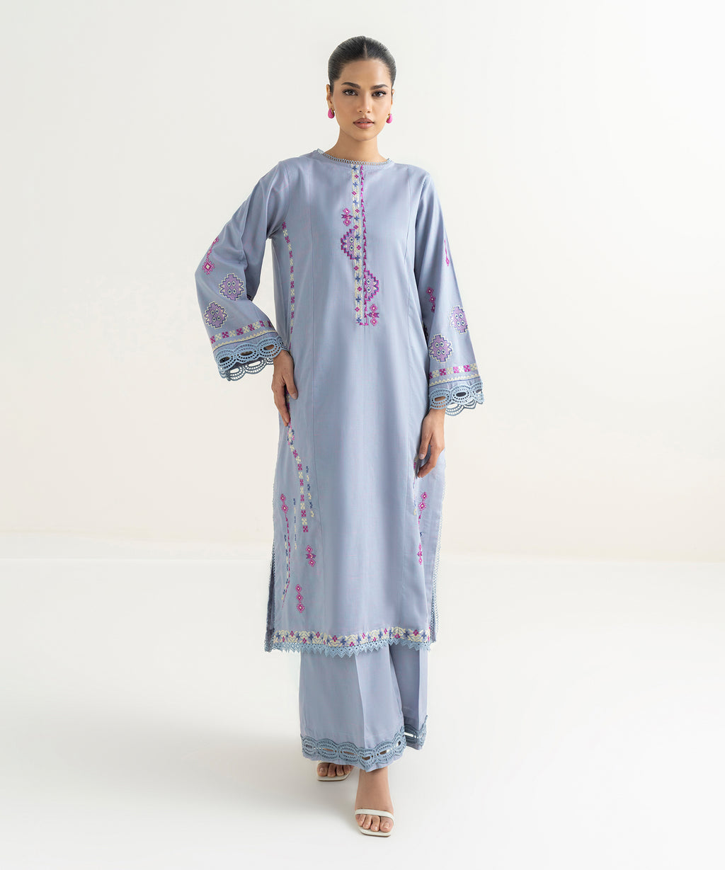 Embroidered Cotton Shirt