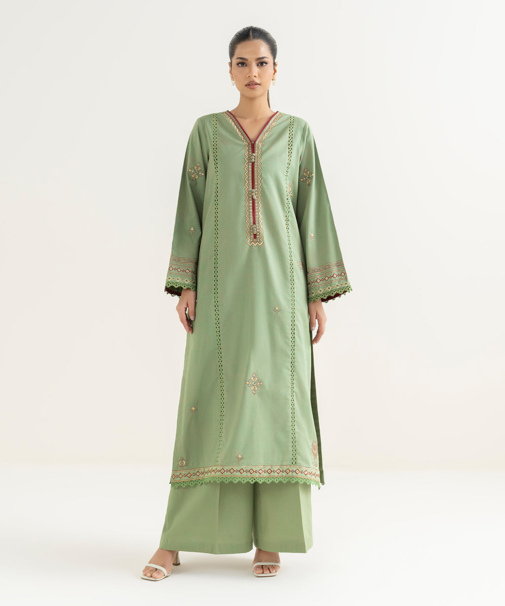 Embroidered Cotton Shirt