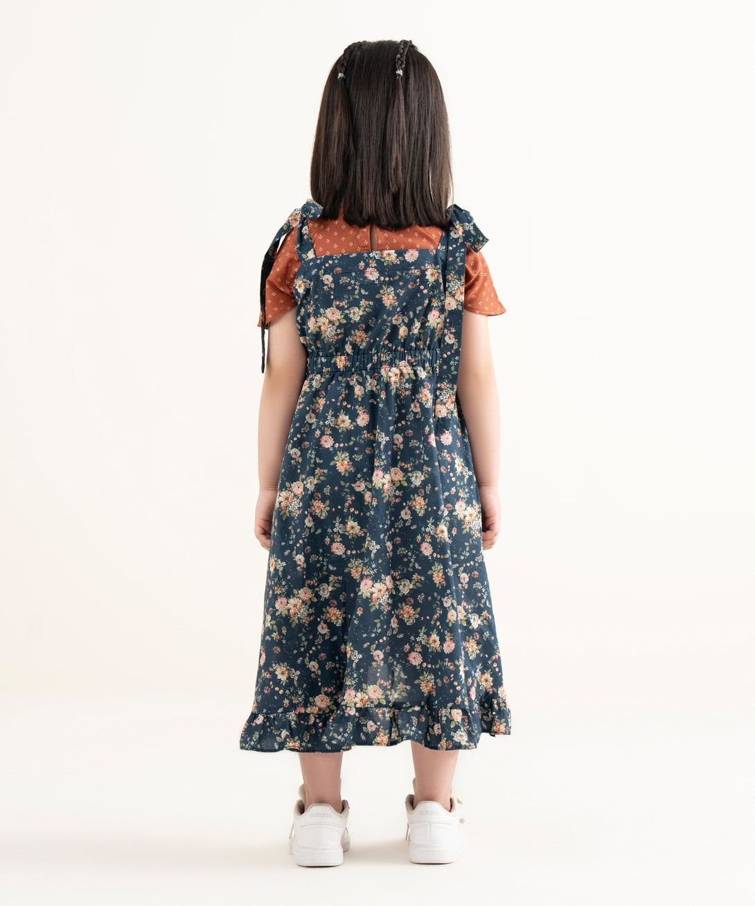 Girls Printed Cambric Shirt