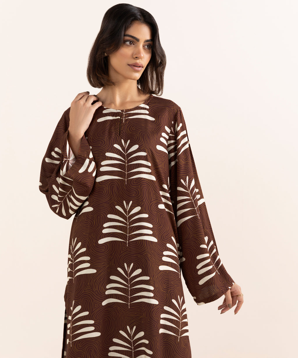 Printed Arabic Lawn Shirt