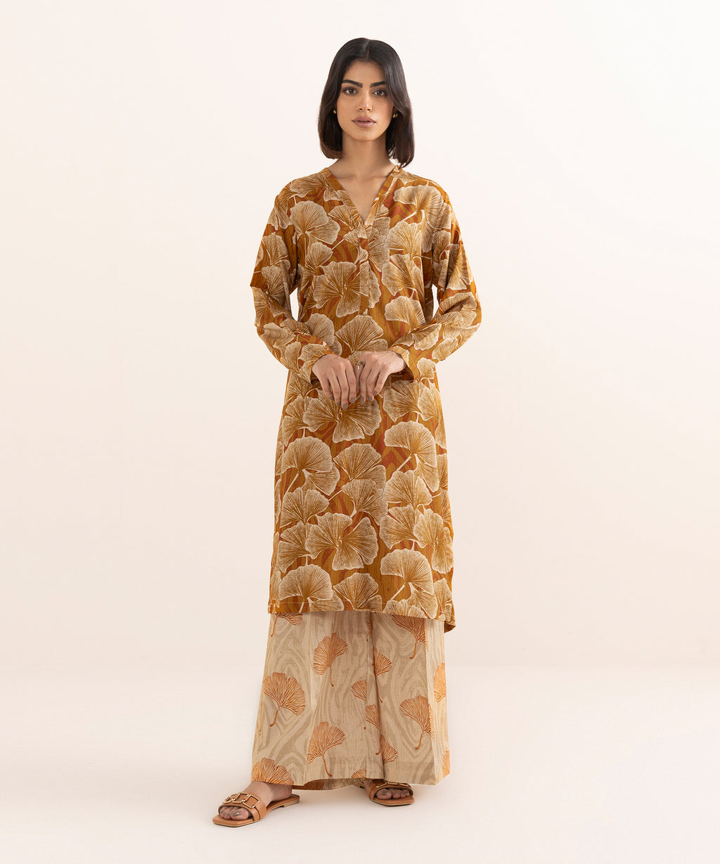Printed Arabic Lawn Shirt