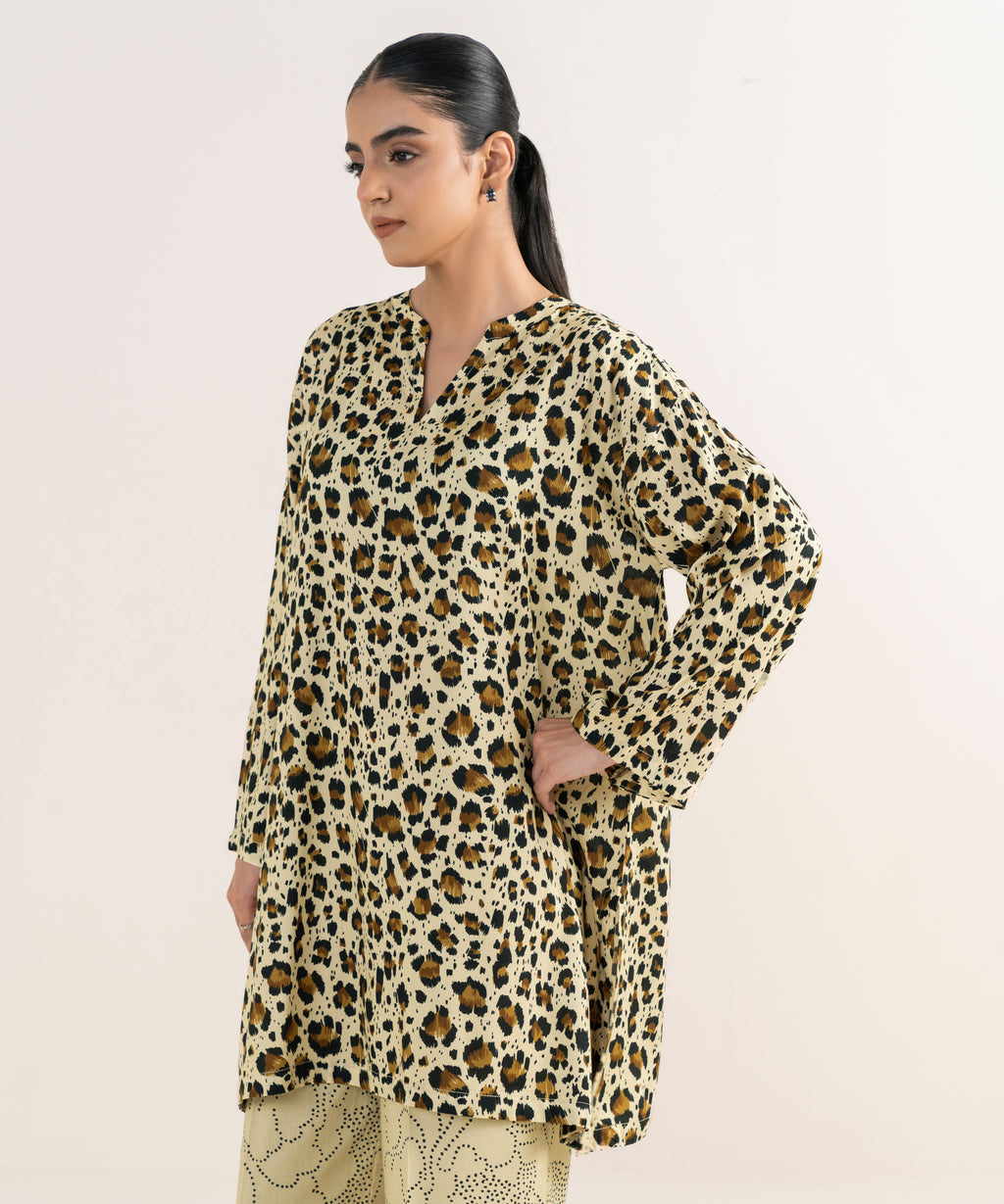 Printed Arabic Lawn Shirt