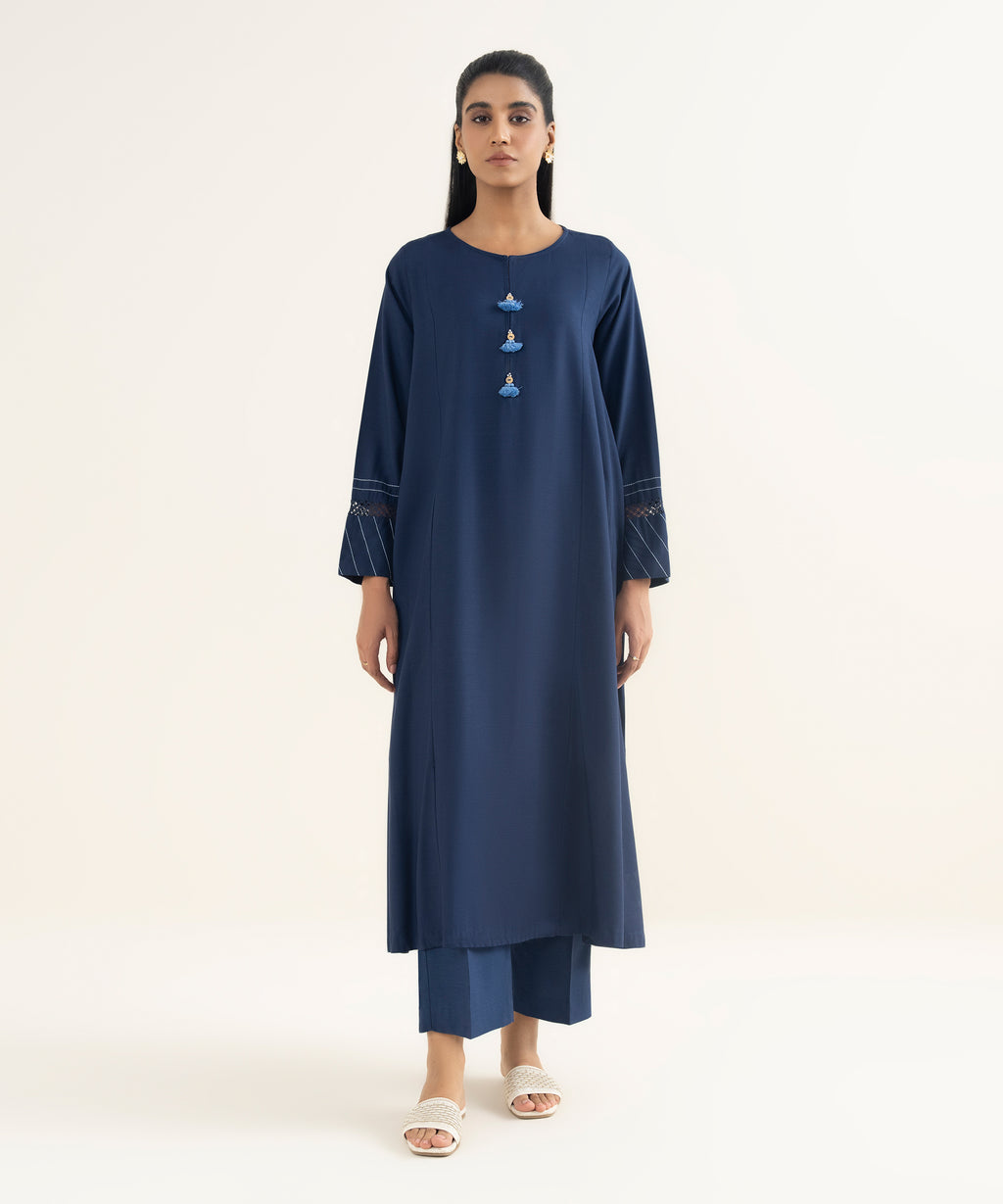 Solid Khaddar Shirt
