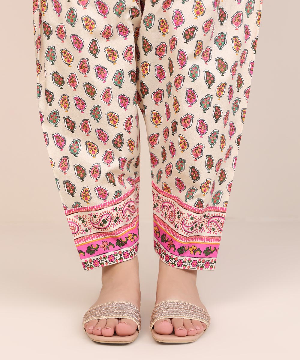 Women's Pret Cambric Multi Printed Shalwar