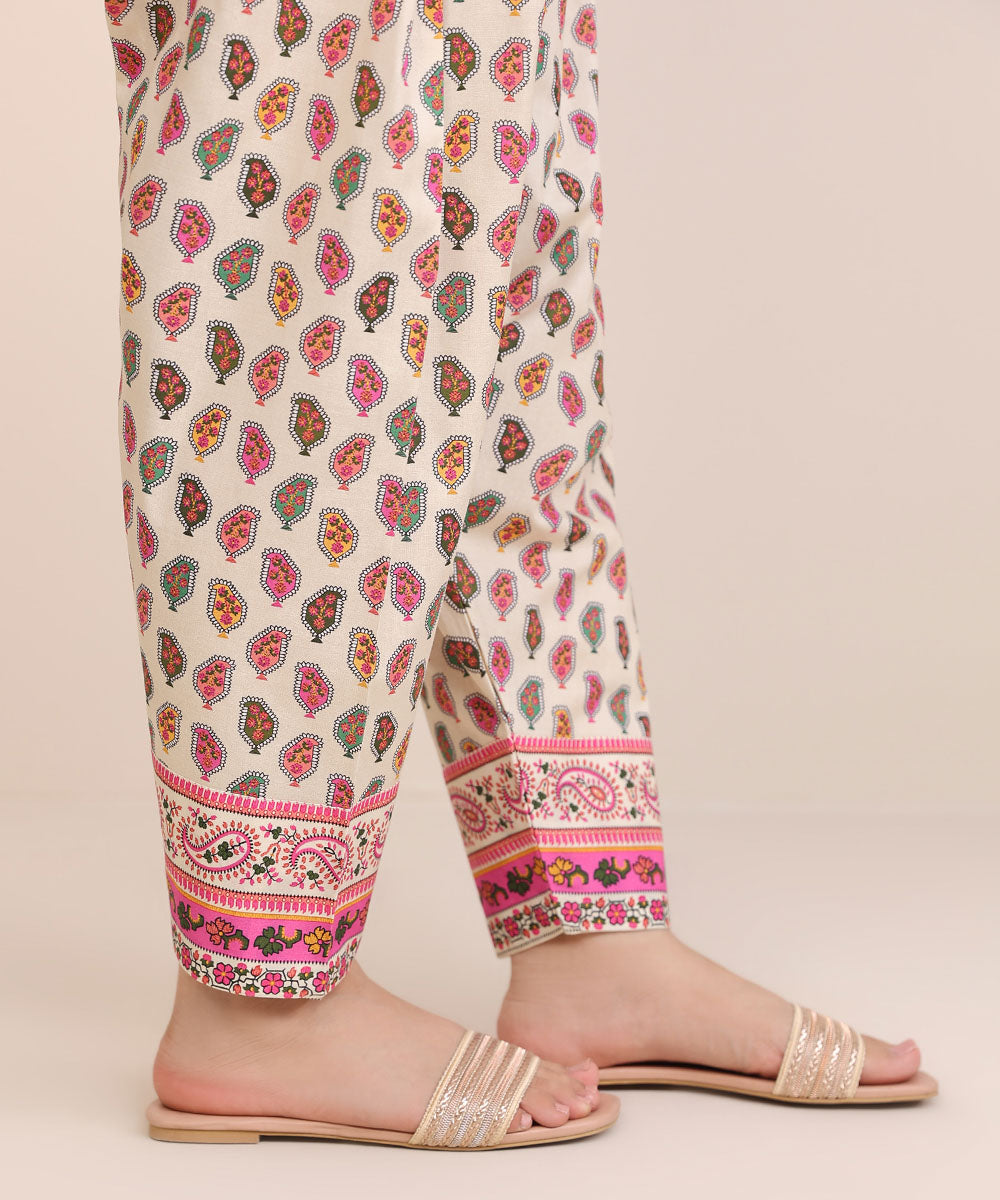 Women's Pret Cambric Multi Printed Shalwar