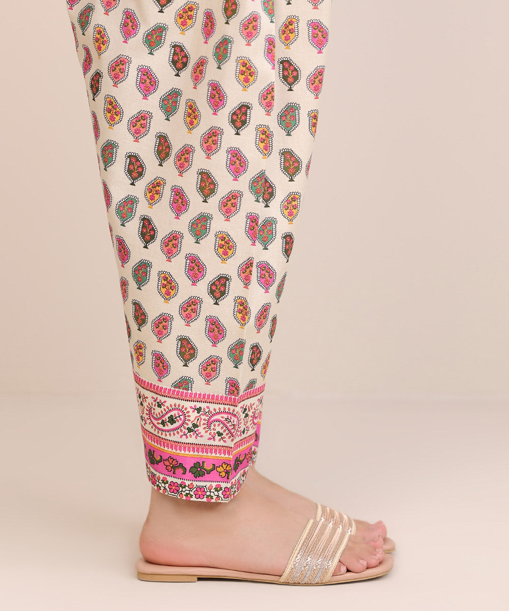 Women's Pret Cambric Multi Printed Shalwar