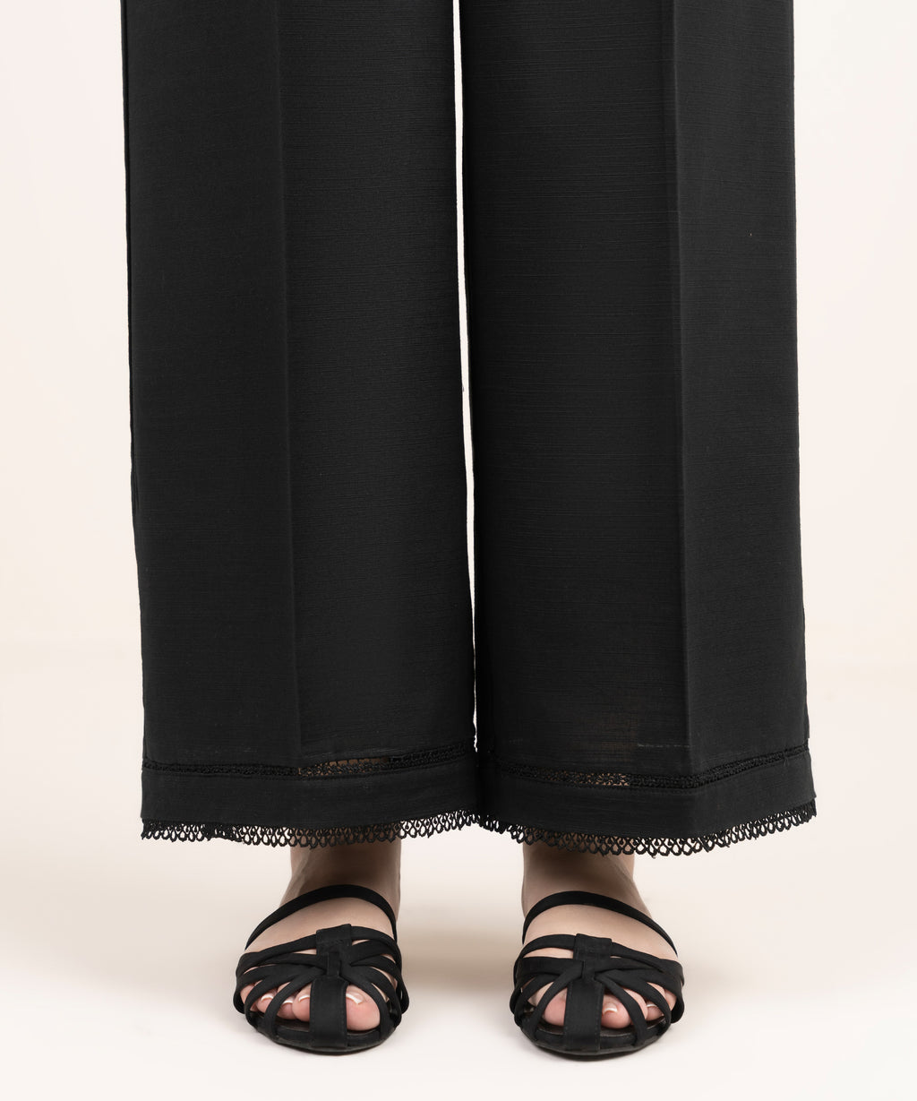 Solid Crosshatch Culottes