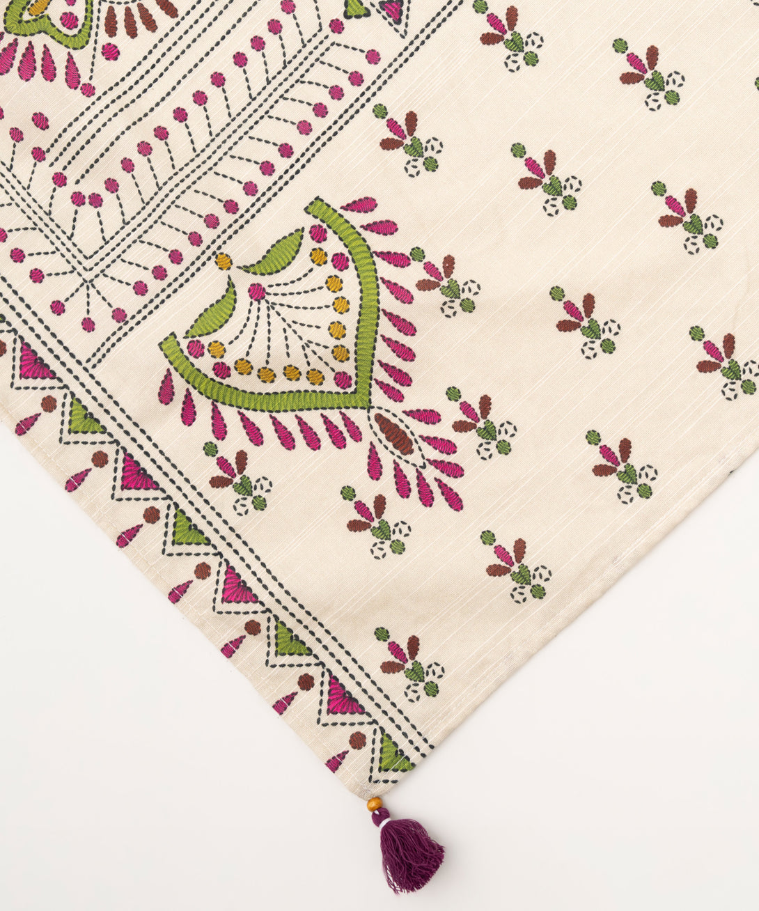 Textured Voile Printed Multi Dupatta
