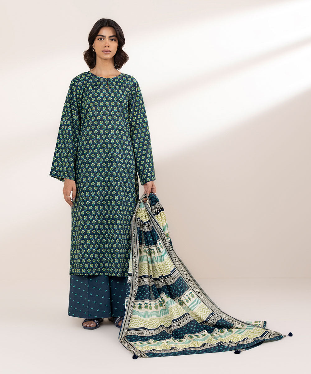Fine Voile Multi Printed Dupatta