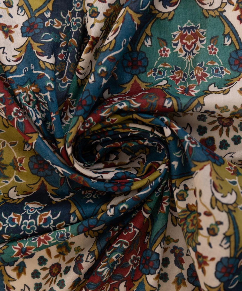 Fine Voile Multi Printed Dupatta