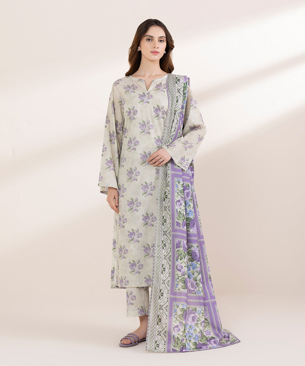 Printed Voile Dupatta
