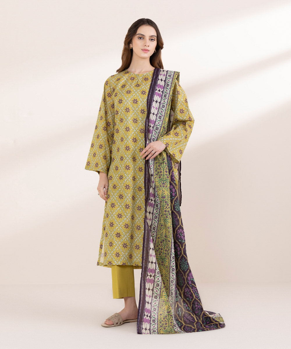 Printed Voile Dupatta