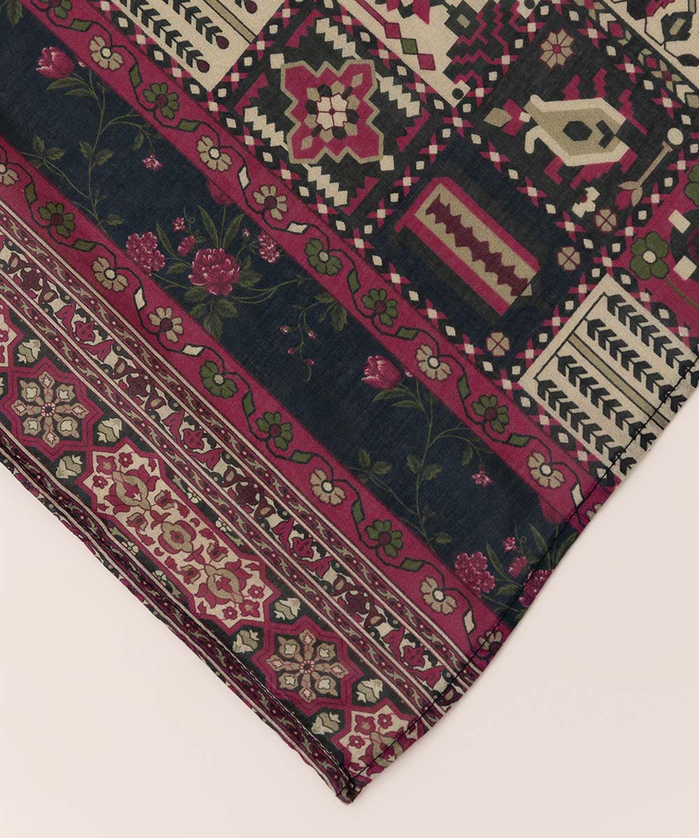 Fine Voile Multi Printed Dupatta