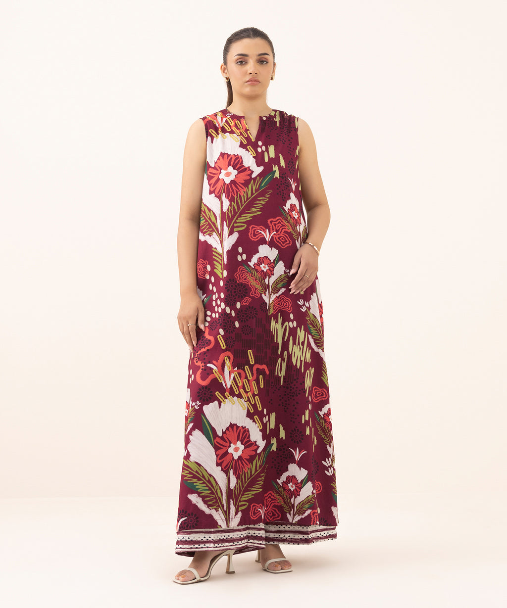 Printed Arabic Lawn Shirt