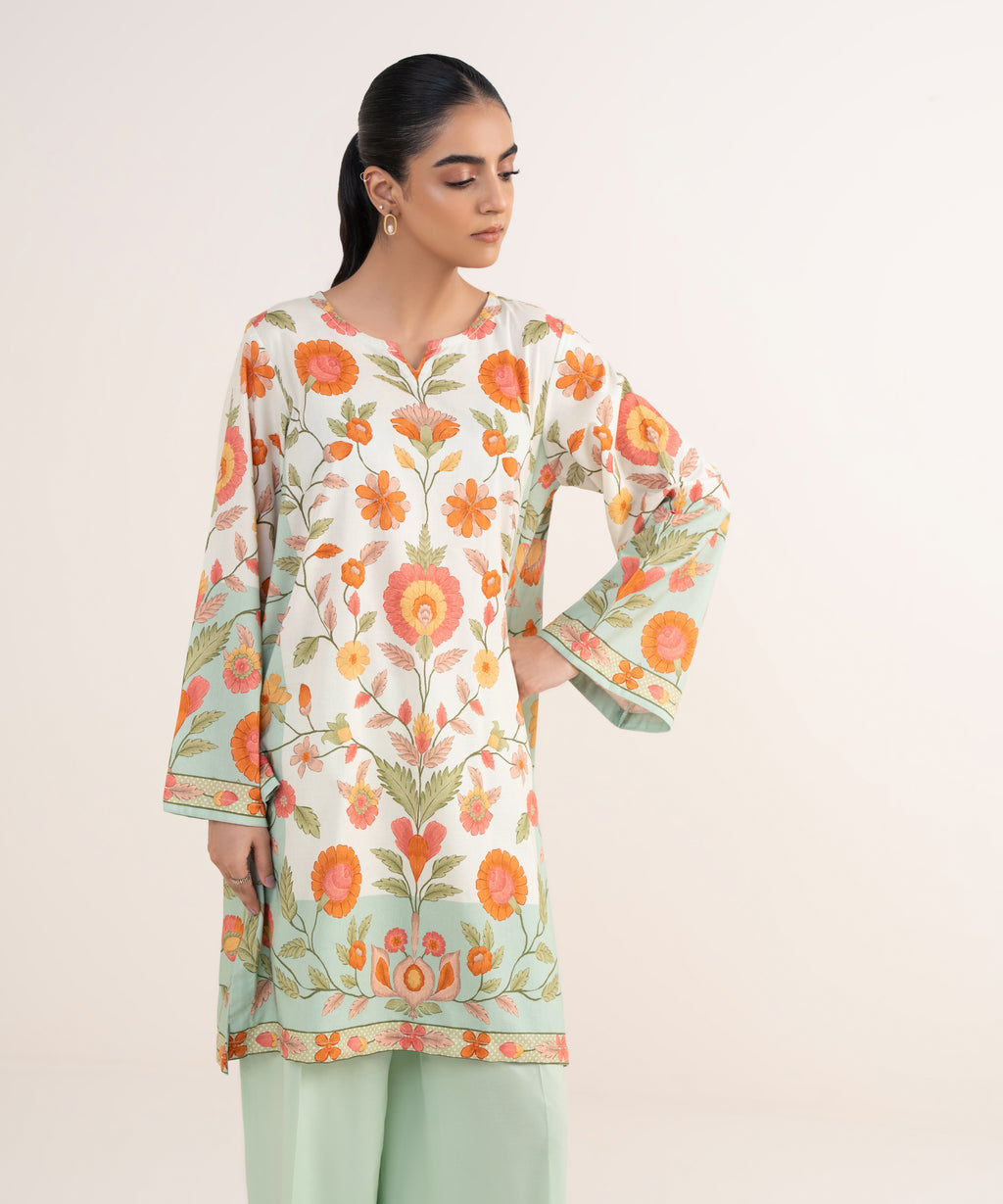 Printed Lawn Viscose Shirt