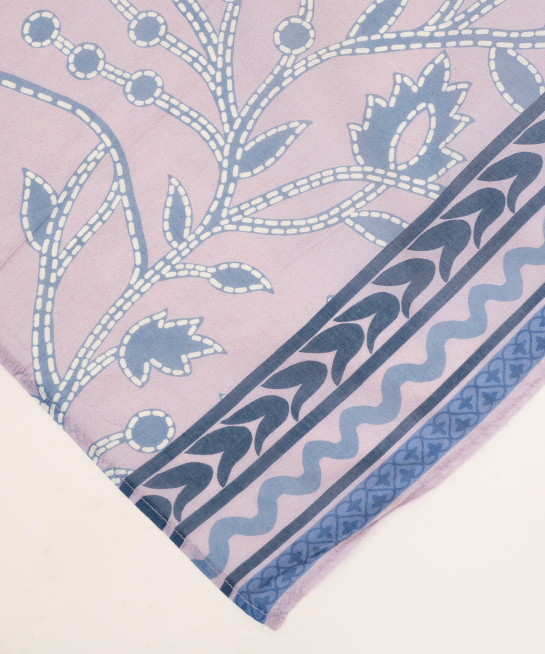 Fine Volie Lilac Printed Dupatta